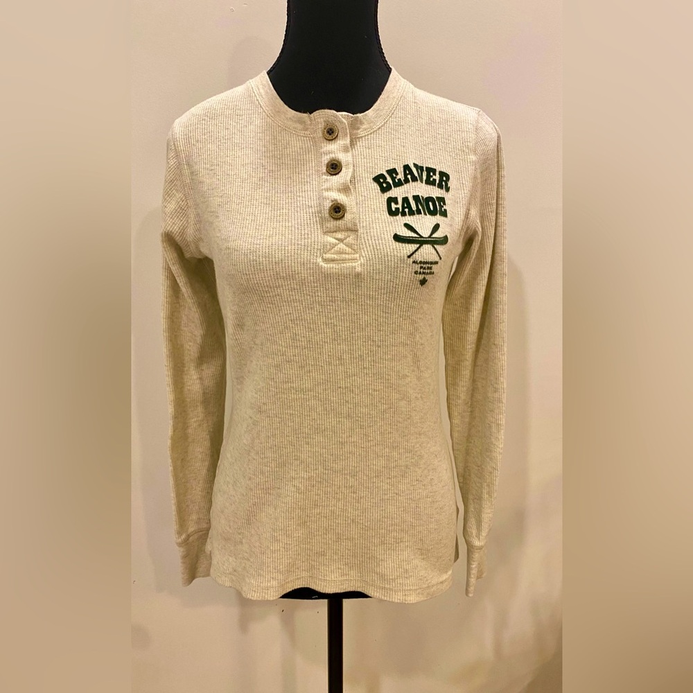 Beaver Canoe Wattle Long Sleeve Size S